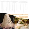 Cake Stand Multi-Tier Dessert Tower Reusable Cake Plate Supports with 12 Plastic Pillars Cake Stand Decoration for Birthday