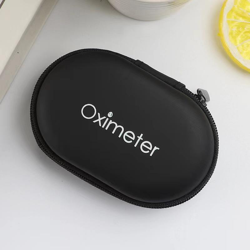 Hard Eva Pulse Oximeter Storage Bag Carrying Case Zipper Fingertip Pulse Oximeter Bag Protective Box Strong Space