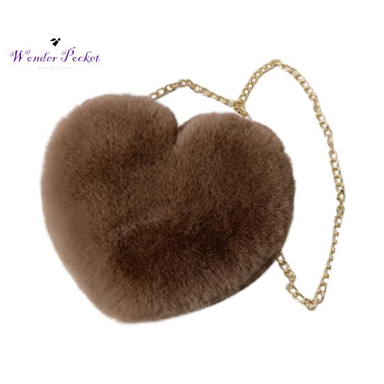 Užitečná dámská kabelka Pohodlná plyšová multifunkční