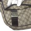 GUCCI GG plus GG Supreme Shoulder Bag GG Supreme Canvas Brown 201732 002122 Used