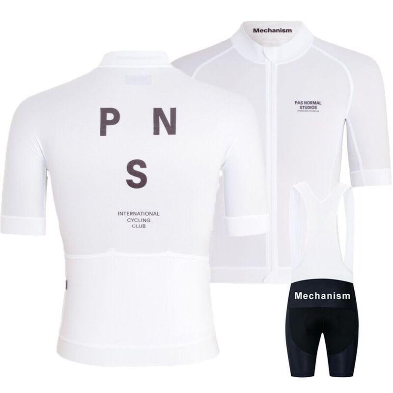 Mens Cycling Jersey Set Short Sleeve Road Bike Kit Quick Dry Riding Outfit