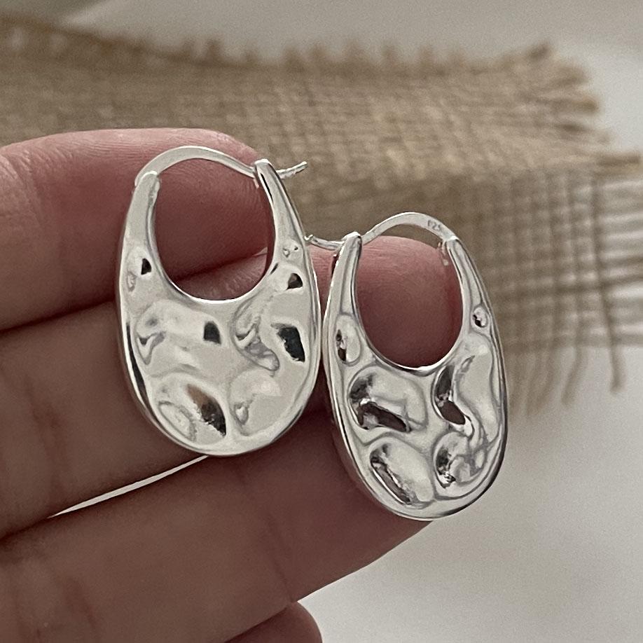 925 Sterling Silver Earrings For Women Trendy Simple Shinning Heart Earring Jewelry Prevent Allergy Party Christmas Accessories