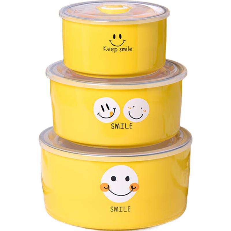 

Керамические пищевые контейнеры с крышками, набор из 3 предметов