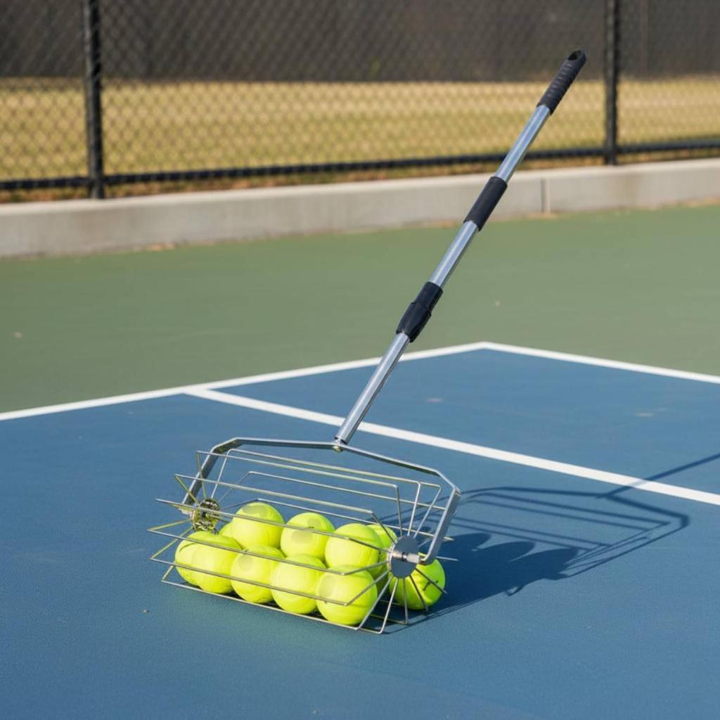 Adjustable Pickleball Picker Stainless Steel Ball for Training
