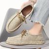Men's Espadrilles Male Breathable Canvas Casual Shoes Men Walking Sneakers Father Jogging Shoes Hand Made Men's Flats Shoes Men