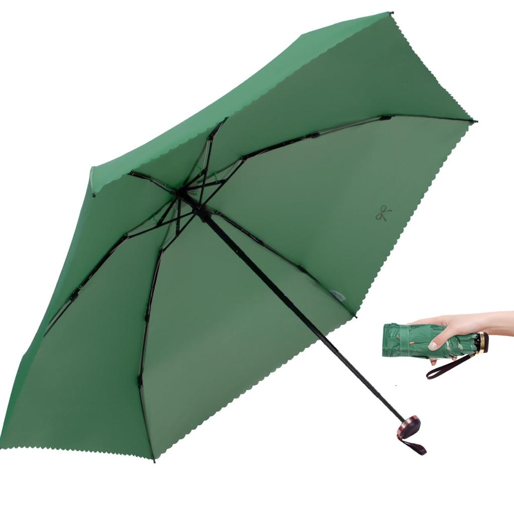 compact folding umbrella for weighing just 145g than a Features include a matching front and UPF UV heat and light retractable ruffled RST5057