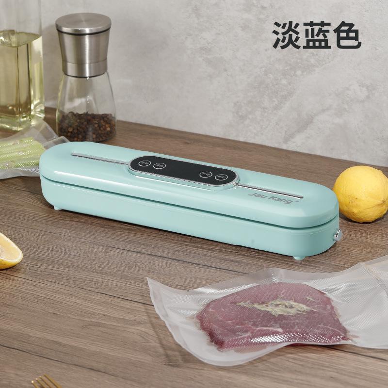 

вакуумный упаковщик Бытовой кухонный аппарат для запайки и сохранения продуктов Машина для запайки пластика для сухих и влажных продуктов Australian regulations [Zhaokang + 10 bags] лазурь