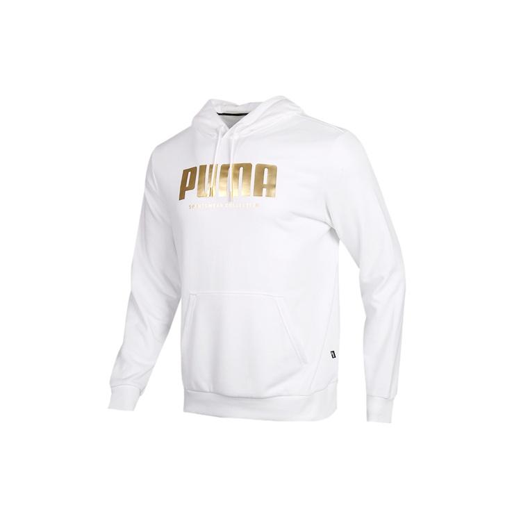PUMA Logo Printing Casual Sports White Men s 581765-02 XL