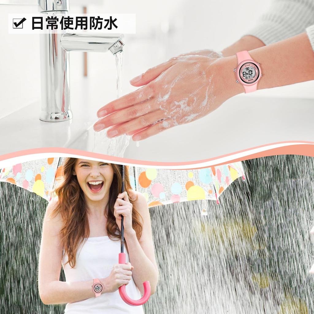 Ceas de mână digital pentru femei și încheietura mâinii subțire sport ușor de zi cu LED-uri impermeabile simplu elegant bărbați, ceas, ceas, citit, multi-funcțional, dată,