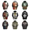 Medieval Hoodie Knight 3d Printed Seatershirt Hooded Pullover Men Women Tops