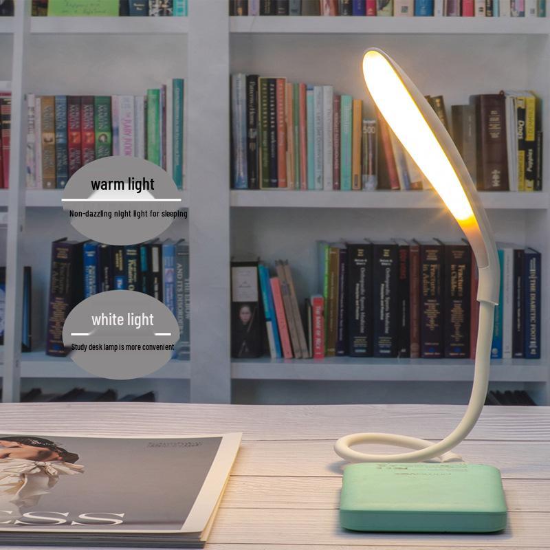 Dimmable USB LED Desk Lamp with Power Bank – Portable Night Light for Bedroom, Office, or Night Fishing