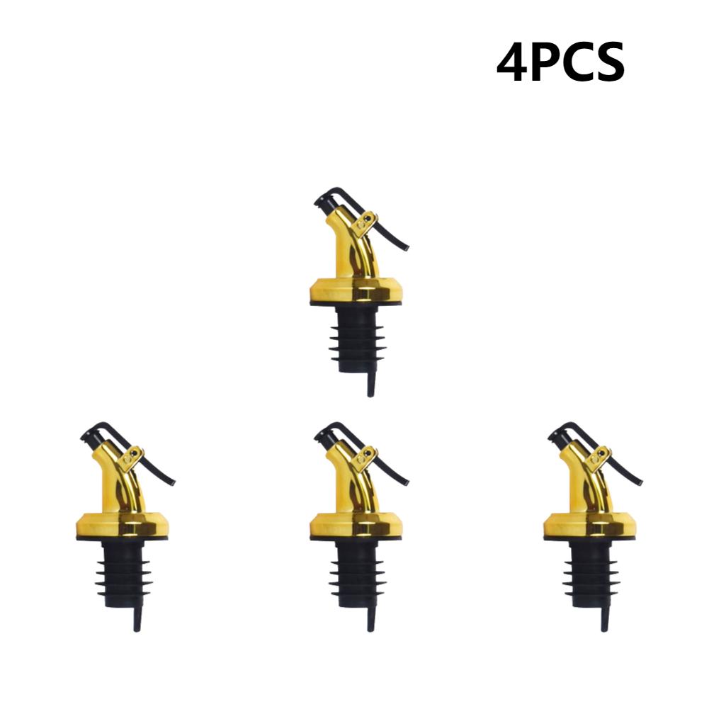 Oil and Vinegar Dispenser Pour Spouts Leak-proof Seasoning Bottle Stopper Ergonomic Multifunctional Suitable for Most Bottles