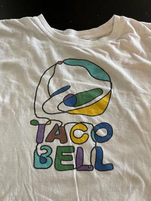 Taco Bell Modern Künstlerisch Grafisch 100% Baumwolle T-Shirt Herren T-Shirts Oberteil, Größe: Mittel