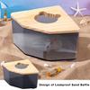 Hamster Bathroom Transparent Hamster Sandbox Detachable Small Animal Sand Bath Container Small Pet Supplies