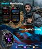 New Military Grade Sports Smart Watch 5ATM Swimming Waterproof 800mAh Bluetooth Call 1.8'' AMOLED Screen Smartwatch For Men