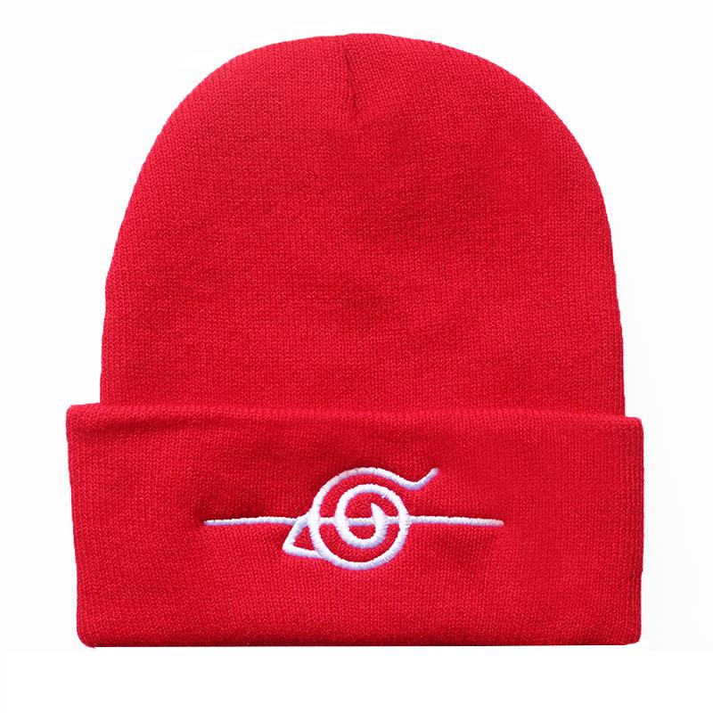 Unisex Cloud Pattern Knit Hat - Warm Anime Wool Hat for Autumn & Winter