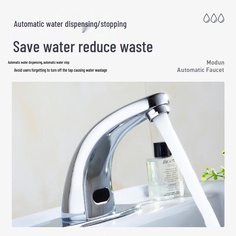 Morton Automatic Single Cold Sensor Basin Faucet