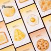 Mini Dessert Stick Notes Note Pads, Funny Toast Bread Cookie Cheese Design Cute Notepad, 30 Study Desk Accessories Sheets/Pad Self Memo Pad