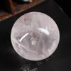 Clear Natural White Crystal Ball - Polished Office Ornament with Various Specifications