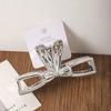 1pc Advanced card clip, large metal clip, sweet bow tie, rabbit ear hair clip, female back of the head shark clip