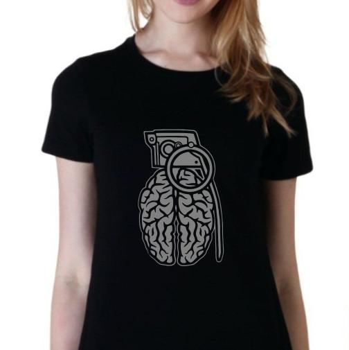 

Brain Love Grenade unisex t shirt tee XL