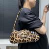 Women'S Personalized Leopard Print Shoulder Bag Glossy Trend Underarm Handbag
