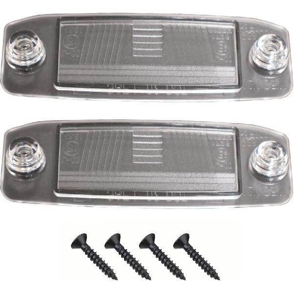 2Pcs Rear License Plate Light cover for Hyundai Sonata 2011-2014 Elantra 2004-2012 Replace 92510-3F000 925103F000