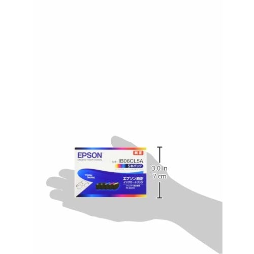 Epson genuine ink cartridge glasses IB06CL5A 5 pack black 2 bottles