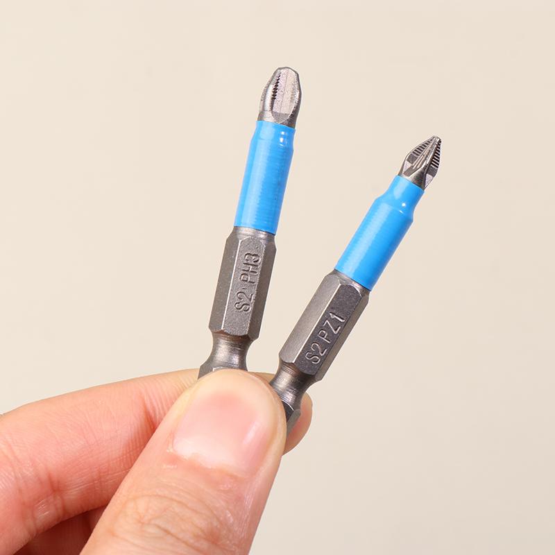 6/12Pcs Hexagonal Handle Anti Skid Electric Screwdriver Woodworking Cross Screwdriver Tool Set Ph1 Ph2 Ph3 Pz1 Pz2 Pz3