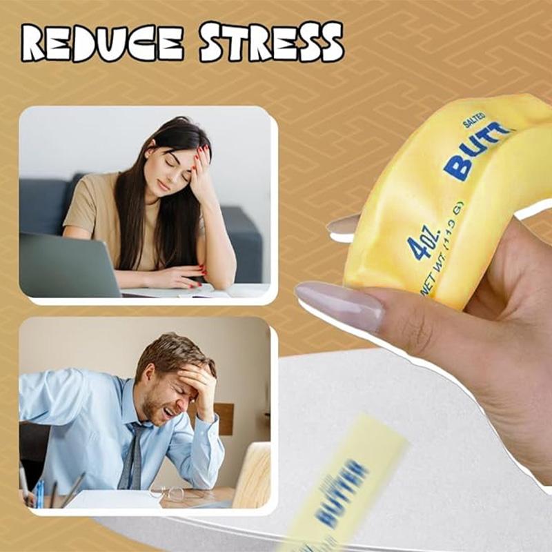Butter Stick Squishy Squeeze Fidget Toy Sticky Butter Stick Shapeable Slow Rebound Fidget Squeeze Toy Adult Sensory Fidget Toys