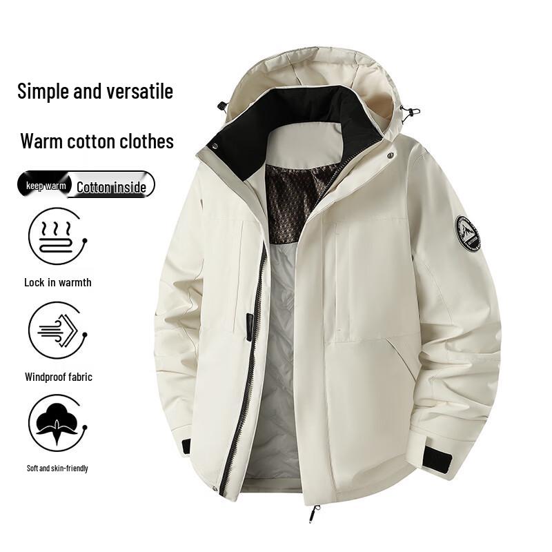 VUUG Outdoor Mountain-Style Insulated Utility Padded Jacket