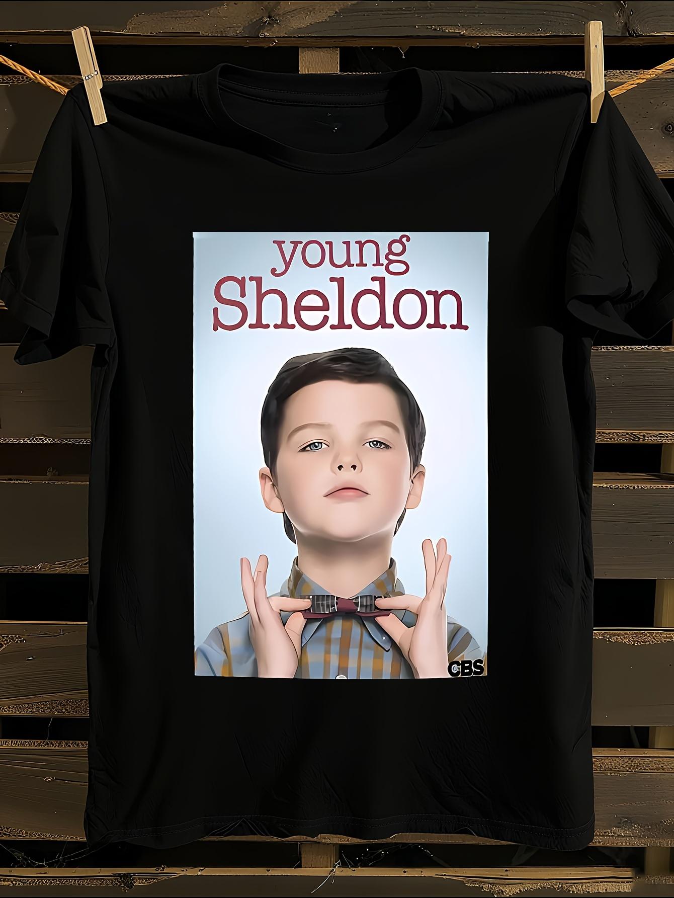 Big Bang Theory Inspired Young Sheldon Graphic Tshirt M