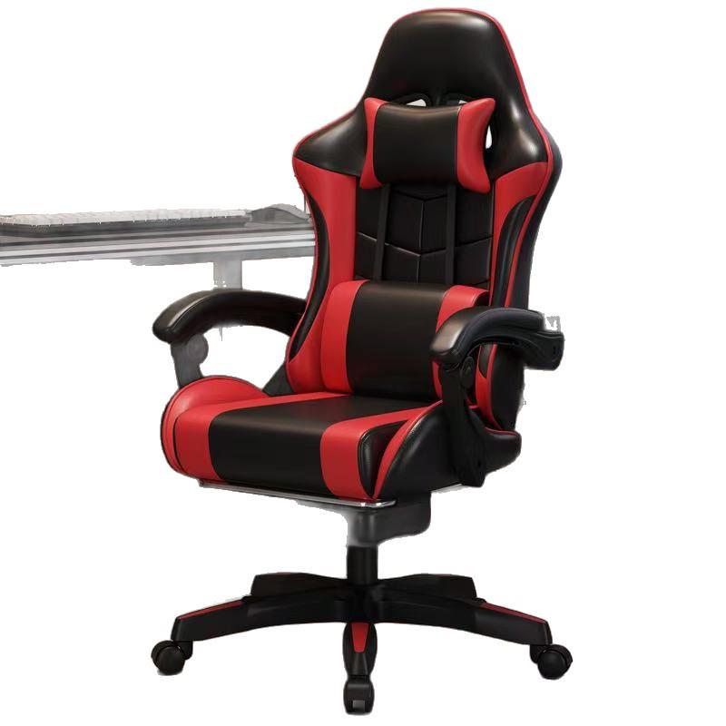 Ergonomiczny fotel gamingowy z regulacją odchylenia i poszerzonym siedziskiem do domu i biura