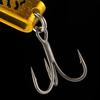 5Pcs Artificial Baits with Treble Hook Vibrant Colors Compact Design