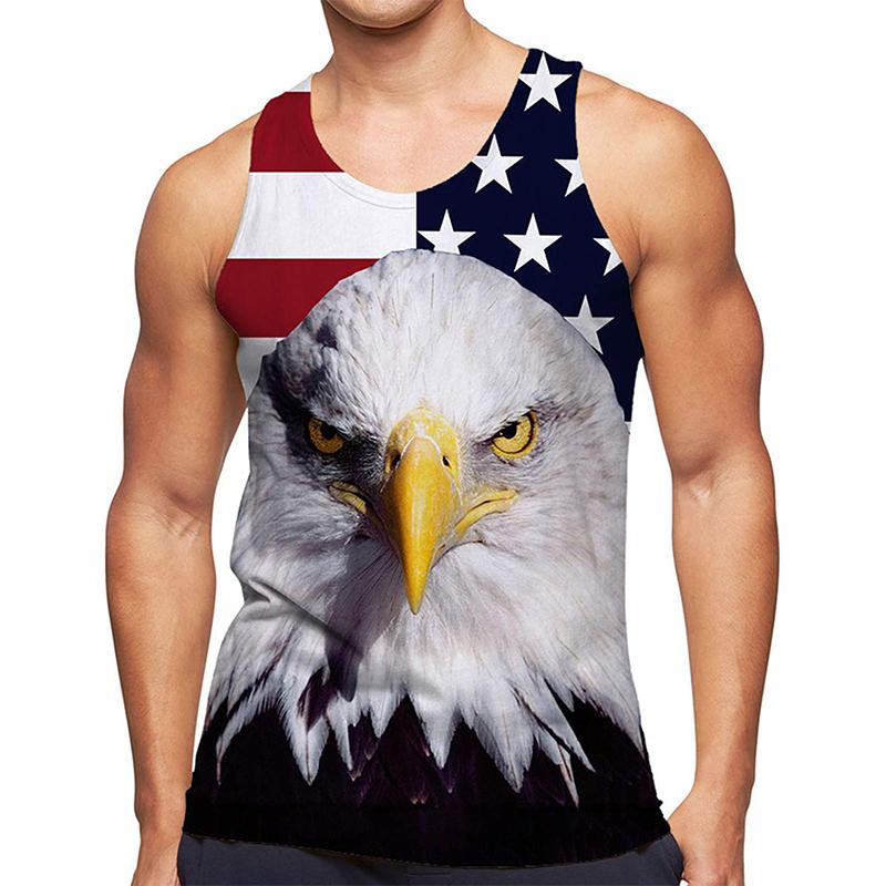 3D Graffiti Painting Printed Tank Top Gym Clothing Basketball Vest Quick Drying Sleeveless T-Shirt Tops