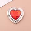 Heart Shaped Folding  Handbag Hook Bag Hanger Portable Foldable Table Hook Organizer Table Side Hooks Bag Accessories