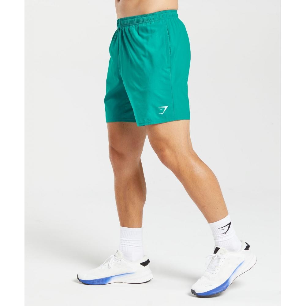 Gymshark Arrival 7  Shorts Seafoam Blue A2a1l Ub9s