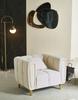 Armchair Alma Cream With Cushion Cm 97X81X71