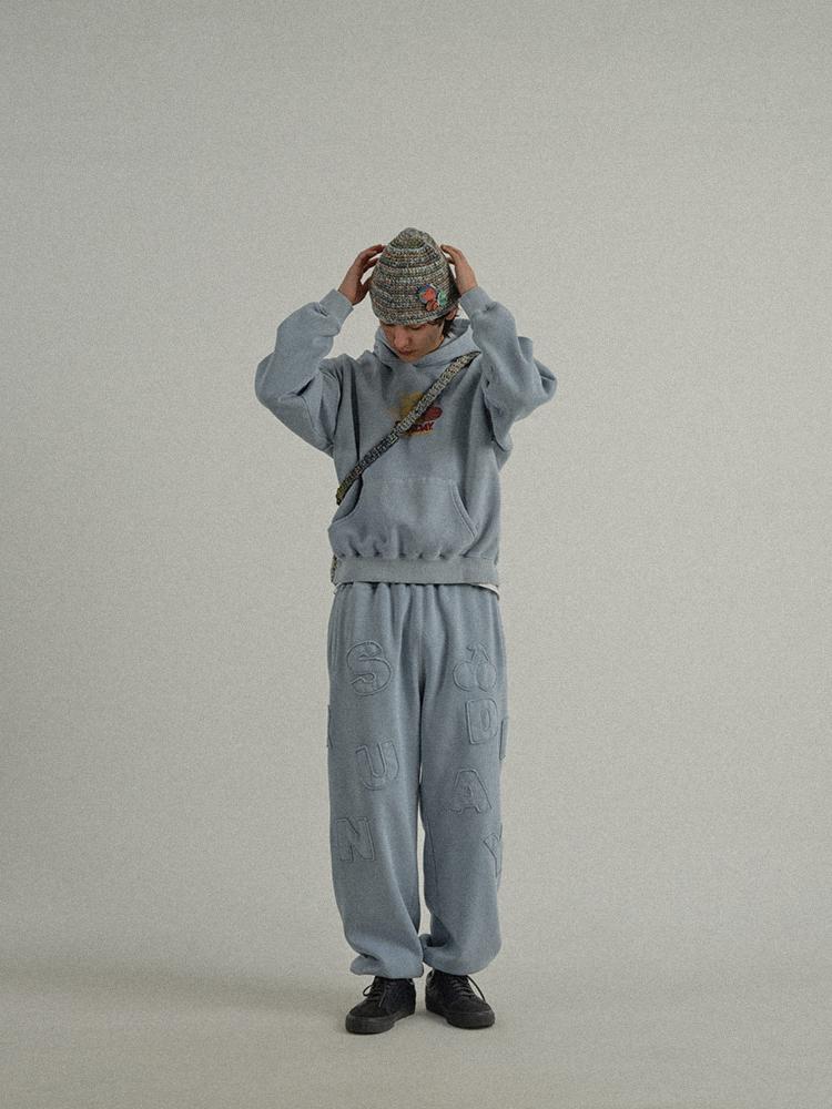 SUNDAY FRUIT MARKET Sunday Knit Bucket Hat Blue