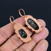 Seraphinite Gemstone Copper Handmade Jewelry Earring For Wedding Gift