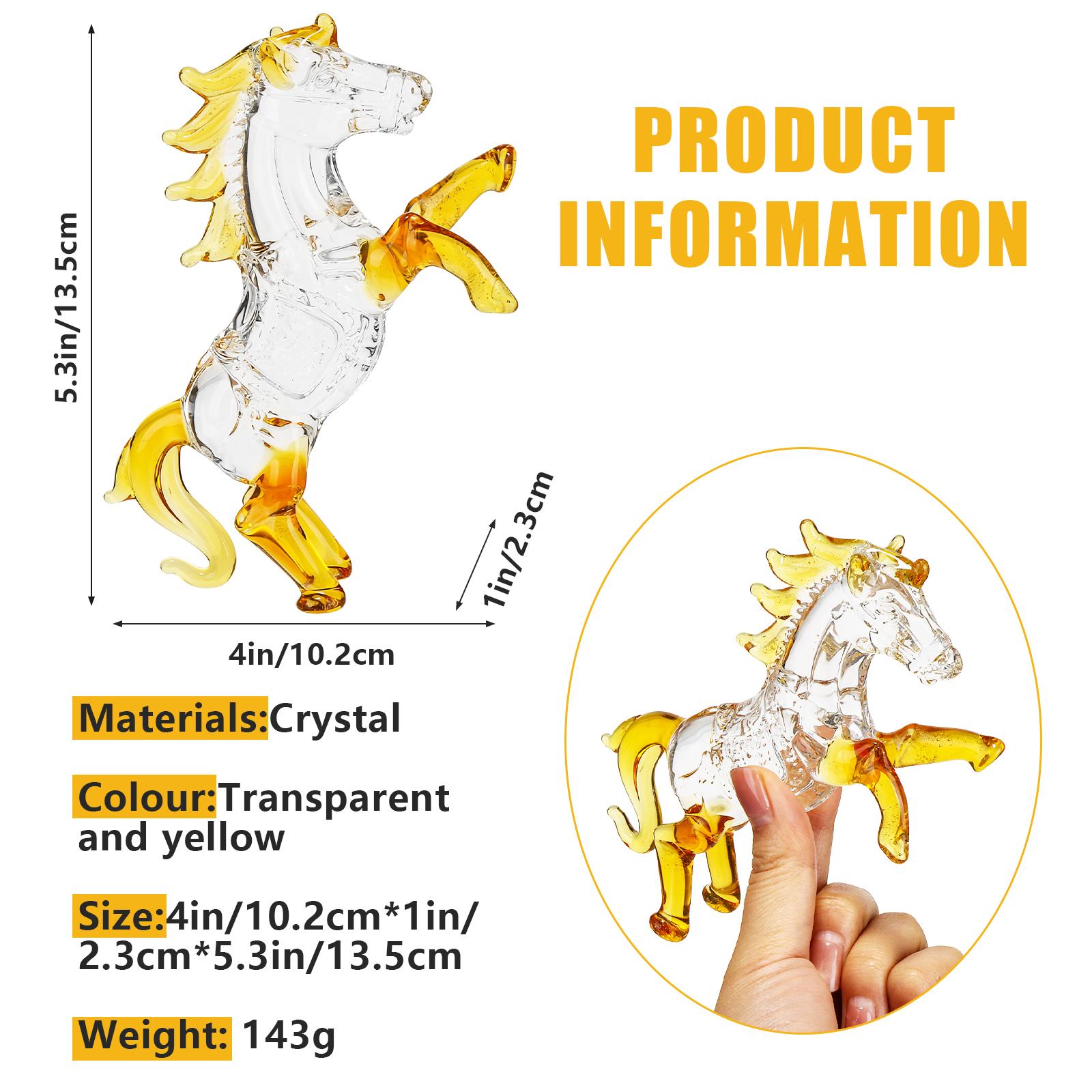 

Waldeinsamkeit Crystal Snake Statue For Year Of The Horse 2026 - Chinese New Year Decoration Hand Blown Glass Figurine For Home, бежевий