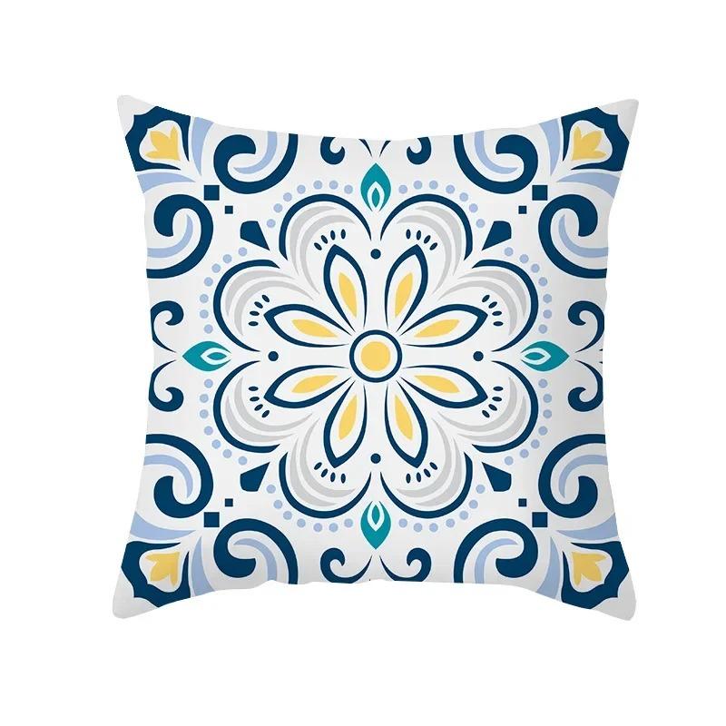 Home Decor Exquisite Patterned Decorative Throw Pillow Covers Pattern Cushion Cover Suitable For Sofa Bedroom Car Pillow Cover