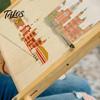 Adjustable Embroidery Stand Table Stand, Cross Stitch Hoop for Lap or Top Tapestry, Wooden Holder Stable Frame