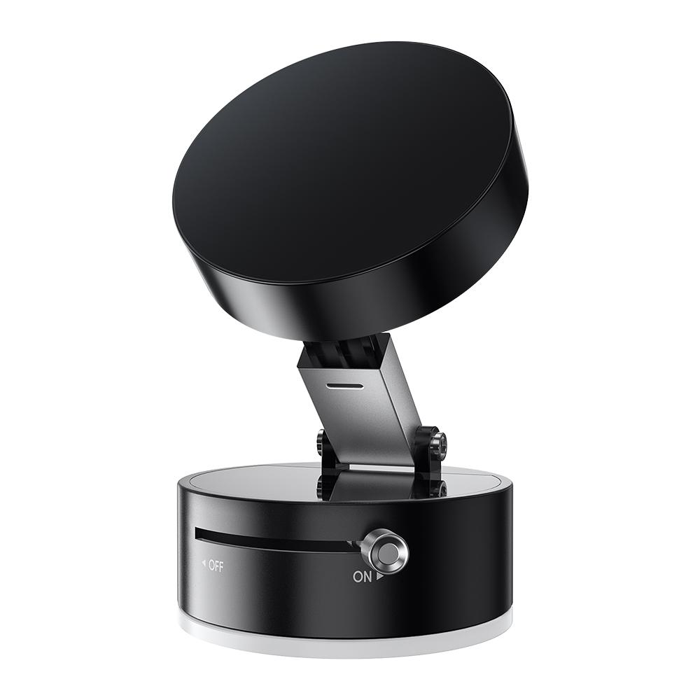 

Универсальная вакуумная магнитная присоска складная поворотная подставка двусторонняя присоска для вакуумной поворотной подставки держатель для смартфона чёрный