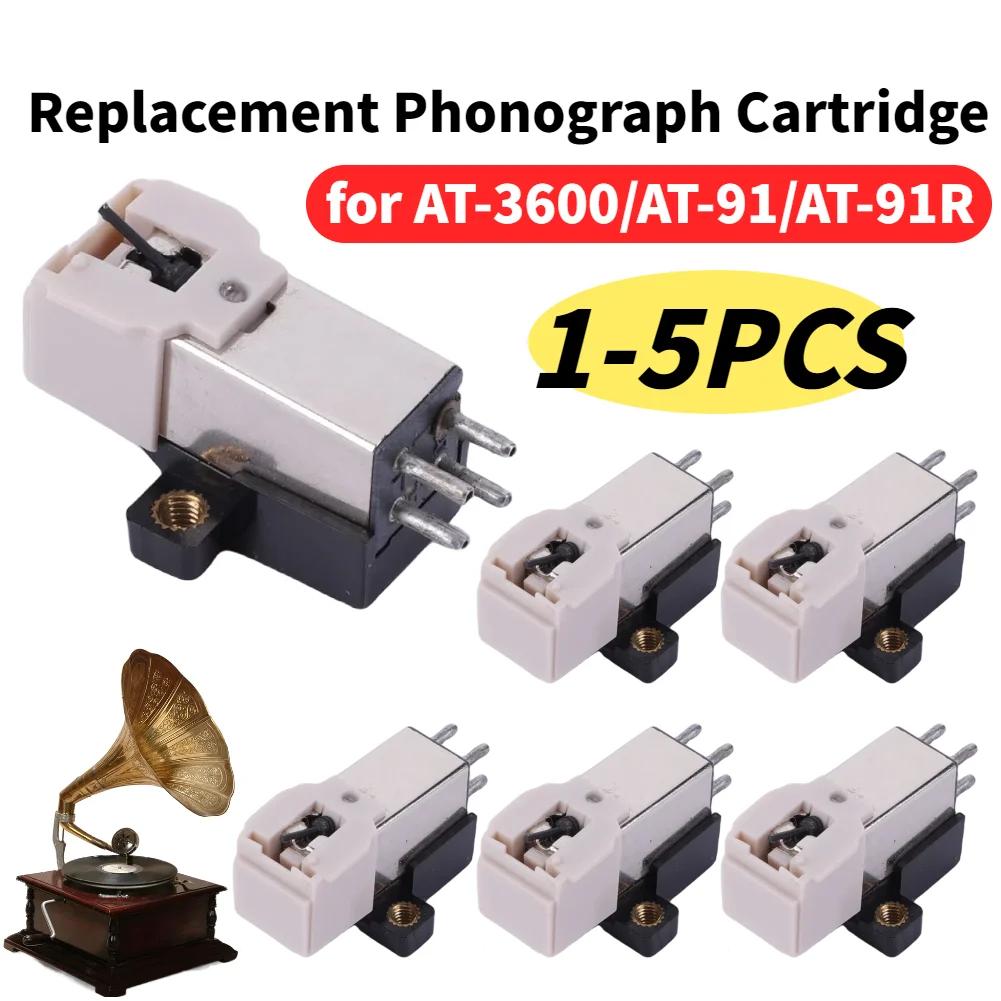 AT-3600/AT-91/AT-91R Магнітна голка для картриджа Відмінна чіткість Картридж з рухомим магнітом Заміна картриджа для програвача платівок