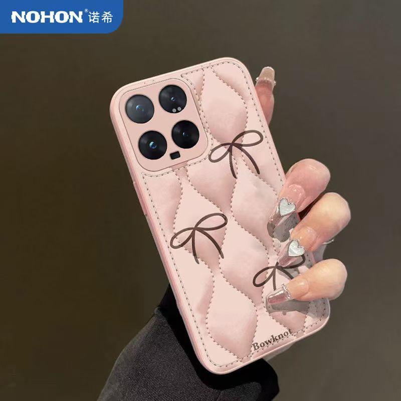 

Little Brown Bowknot Apple 16 Pro Max Phone Case New iPhone 13 Women s 12 High-end Trendy Brand Shockproof Xiaomi15PRO