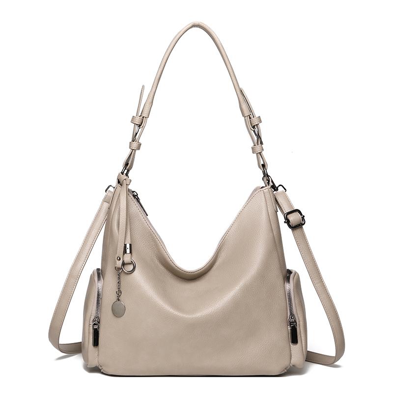 Fashionable Faux Leather Shoulder Bag,women's Large Capacity Handbag,retro Shoulder Bag,multi Pocket Crossbody Bag Suitable for Daily Use and Shopping