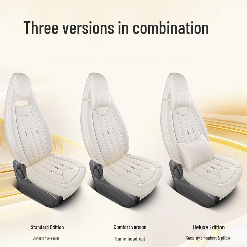 Wuling Hongguang MiniEV Leather Seat Covers - All-Season Full Coverage Cushions