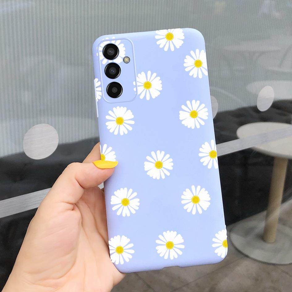 For Samsung M13 Case SM-M135F M 13 Cover Cute Cartoon Love Heart Butterfly Bumper For Samsung Galaxy M13 4G Soft Silicone Fundas