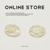 Mosen White Resin Shell-Inspired Buttons for Hanfu and Double-Sided Cashmere Coats